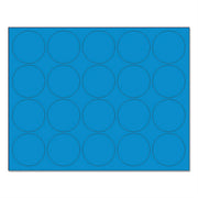 Magnetic Label -1 Each by MasterVision – Small, Plastic, Blue, Model FM1601