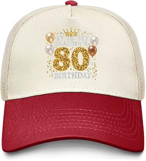 ITIS MYGRANDA'S 80ith Birthday Hat Funny Trucker Hats for Men Baseball Caps Funny Birthday Gifts