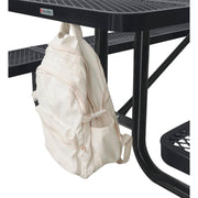 Global Industrial Black / Industrial / 96 inches x 30 inches x 17 inches Picnic Tables