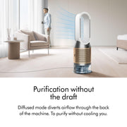 Purifier Humidify+Cool PH2 De-NOx​ by Dyson – large, Plastic, White/Gold, Model 544589-01