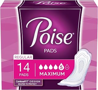 Poise 19568 Maximum Absorbency Pads, Formerly Ultra, Pack of 14