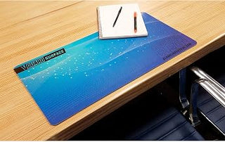 Global Industrial V-Guard Constant Clean Antimicrobial Desk Mat, 32" x 12", 3/Pack