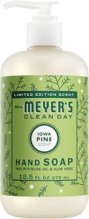 Mrs. MEYER'S CLEAN DAY Hand Soap, Iowa Pine Scent, 12.5 Fl Oz Bottle