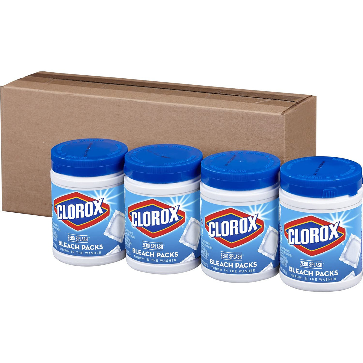 Zero Splash Bleach Packs by Clorox – 3 Count (Pack of 4), White, Model 56498456654