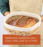 Ole Bazar Ceramic Bread Warmer Stone, Terracota Red, 1 Piece