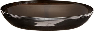 CaterLine 32-Ounce Plastic Oval Serving Bowl, Black (50-Count)