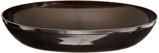 CaterLine 32-Ounce Plastic Oval Serving Bowl by WNA – 32oz, 32.0 ounces, Polystyrene # 6, Black, Pack of 50