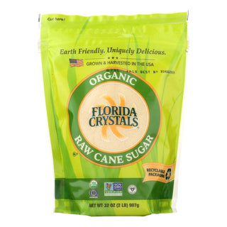 Sugar Cane Org by Florida Crystals – 32 Ounces, golden, Pack of 6, Model 00073809