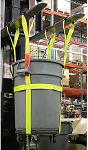 TBS32 32 gal Trash Barrel Sling, 1000 lb. Capacity