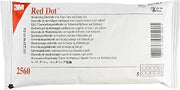 3M Red Dot Monitoring Electrode - Model 2560 - Bag of 50 | 1.3 x 1.6 in Size, Foam Backing, Snap Connector, Sticky Gel, 5 Day Wear, 30 Day Freshness After Opening, OR ER Stress Testing