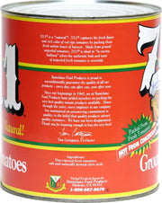 7/11 Ground Tomatoes No. 10 Can (6 Pound 9 Ounces) by Stanislaus – 6.5 Pound (Pack of 1), White, Model 071933035018