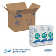 Scott Mega Cartridge Napkins in White by Kimberly-Clark – 8.4" x 6.5", Paper, White, Model KCC98908