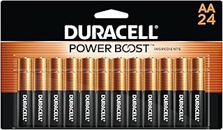 DURACELL Coppertop AA Batteries, 24 Count, 12-Year Shelf Life, Long-lasting