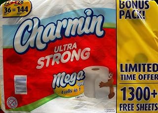 Charmin Ultra Strong 36 Mega Rolls Bathroom Tissue