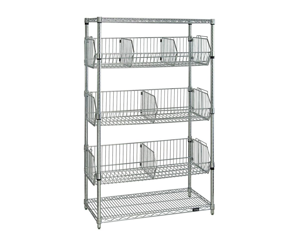 QUANTUM STORAGE SYSTEMS Chrome / 18" x 48" x 63" / 1 Service Carts