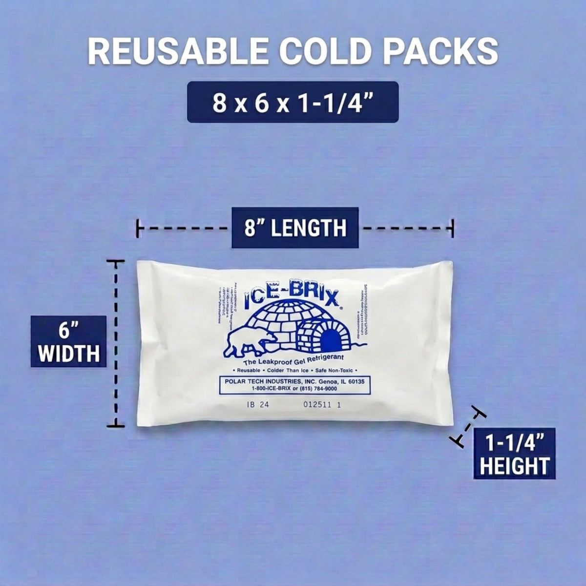 BOX USA 12-Pack Medium 8x6 / White / Classic Lunch Boxes