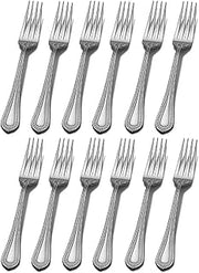 Mikasa Regent Bead 18/10 Stainless Steel Dinner Fork (Set of Twelve)