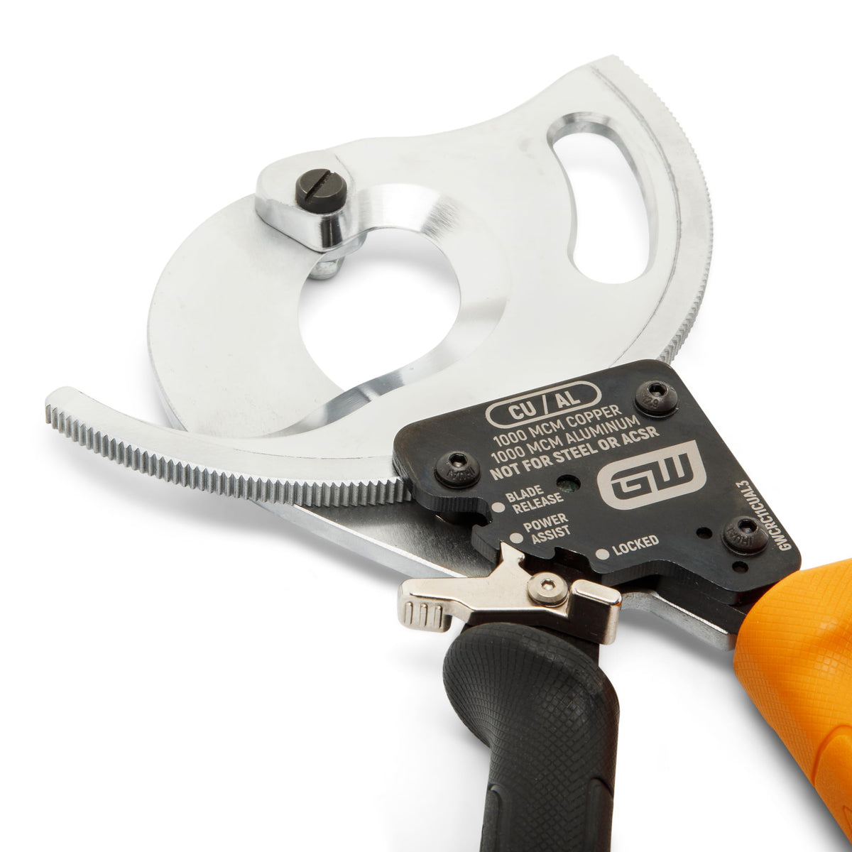 12" Compact Ratcheting Cable Cutter by GEARWRENCH – 12 in, Chrome, Model GWCRC11CUAL3