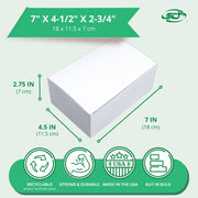 Paperboard White Snack Carry-Out Box by SOUTHERN CHAMPION TRAY – Tuck Top, 1.5 quarts, Cardboard, White, Pack of 500