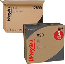 Wypall PowerClean X90 Ultra Duty Cloths, 5 Boxes x 68 Towels (12890)