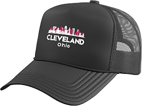 Cleveland Trucker Hat with Adjustable Mesh Back