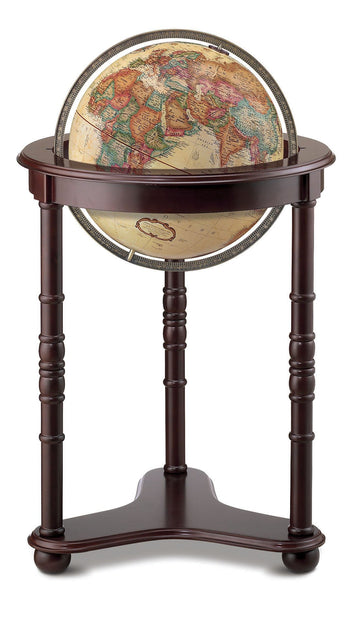 Globes Westminster Globe by Replogle – Large, Wood, Off/White, Model 22813