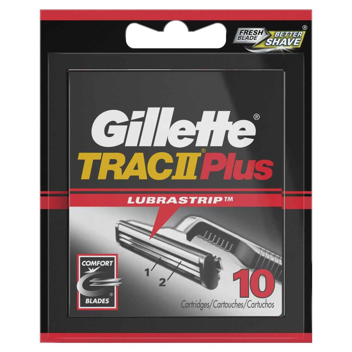 TRAC II - 30 Cartridges by Gillette – 30 Count (Pack of 1), Black, Model 047400112728