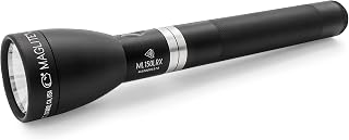 MagLite Rechargeable LED Flashlight, System 4, 230 Volt Convvertor, 12 Volt DC Cigarette Lighter Adapter, Black