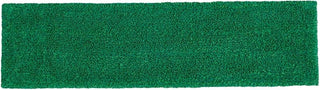 Rubbermaid Commercial Products 18 inch Adaptable Flat Mop Microfiber Pad Green for Janitorial/Professional Cleaners and Light-Duty Cleaning/Mopping with Tab/Pocket Functions