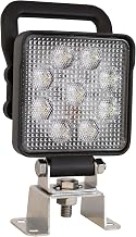Buyers Products 1492193, 4 Inch Square LED Flood Light with Switch and Handle, Spot/ Fog Light, Off Road, Light Bar for Work Trucks, Trailers, ATVs and UTVs, Clear