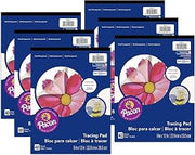 Art Street Prang Tracing Paper Pad, 9" x 12", Translucent, 40 Sheets Per Pad, 6 Pads (PAC103914-6)