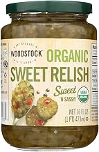 Woodstock Farms Organic Sweet Relish, 16 Ounce -- 12 per case.