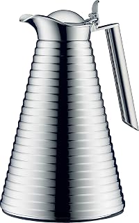 Alfi Glass Vacuum Chrome Plated Copper Thermal Carafe for Hot and Cold Beverages, 1.0 L, Chrome, One Size (AG1400CM2)