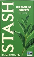 Stash Tea Premium Green Tea, 20 Count Box of Tea Bags in Foil, (Pack of 6)