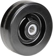 6" x 2" Molded Plastic Wheel, 3/4" Axle, 1/Pk