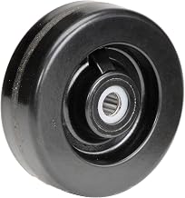 6" x 2" Molded Plastic Wheel, 3/4" Axle, 1/Pk