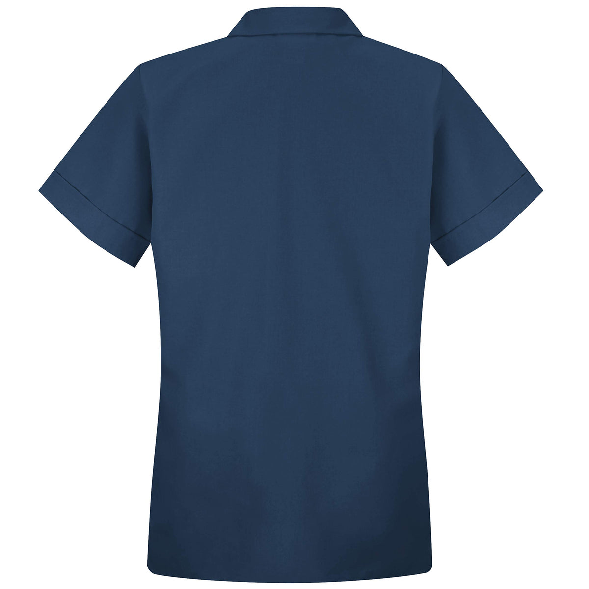 Women's Standard Button Front Tunic by Red Kap – Medium, Polyester, Navy, Model TP23NV SS M