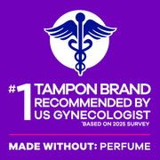 Radiant Tampons for Women by Tampax – Super, Plastic, Full Size (84ct), Pack of 3, Model Radiant Tampons with Leakguard Braid, Super Absorbency, Unscented