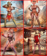 Masterbox Bundle LOT of Dangerous Cosmic Girls Series 4 Plastic Kits 1/24 MB