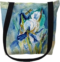 Betsy Drake TY1023S 13 x 13 in. White Ibis Small Tote Bag