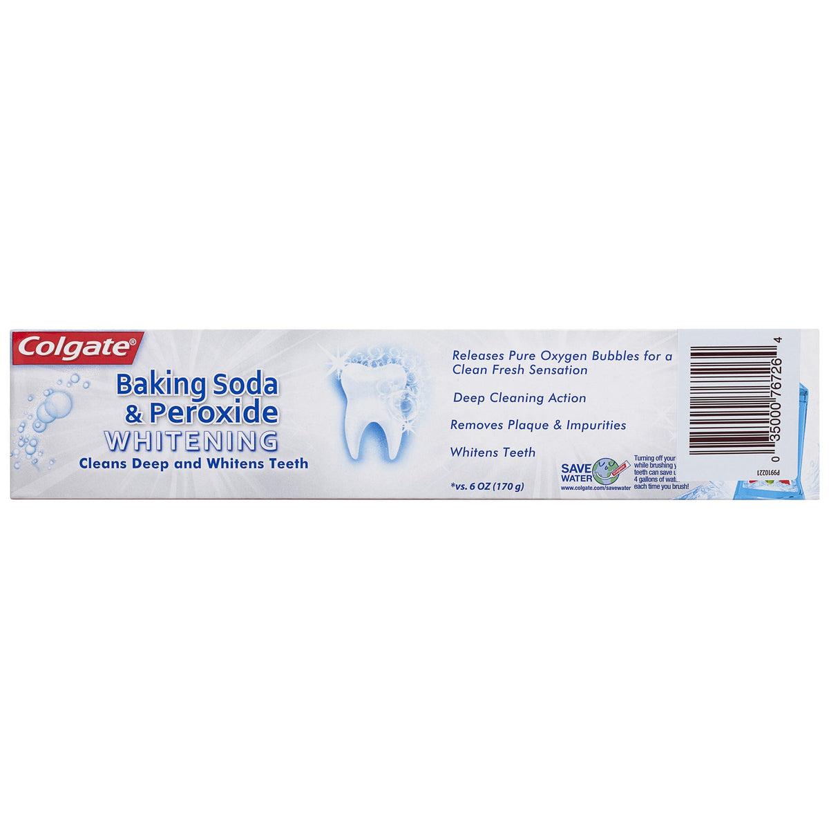 Baking Soda and Peroxide Whitening Toothpaste - 8 ounce (3 Pack) by Colgate – 8 Fl Oz (Pack of 3), Pack of 3