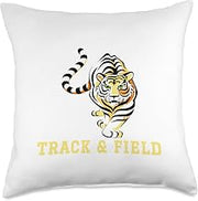 Bloomfield High School Bengals Track & Field Throw Pillow