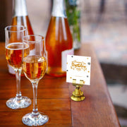 JICYOUP Table Number Holders, Metal, Gold, 12 Pack