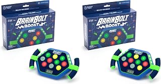 Educational Insights BrainBolt Boost - Memory Game with Light and Sound, Electronic Brain Games, Single Player Brain Teasers for Kids, Hand Held Games for Kids 4-8 (Pack of 2)