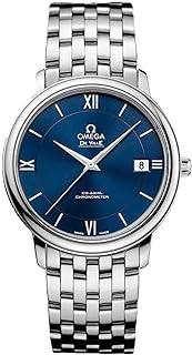 Omega De Ville Prestige Blue Dial Stainless Steel Ladies Watch 42410372003001