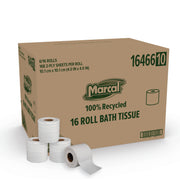 Kidcarpet Toilet Paper by Marcal – 168 Count (Pack of 96), Paper, White, Model 16466CT