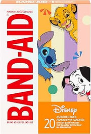 BAND-AID Brand Adhesive Bandages, Classic Disney, Assorted Sizes, 20 Count