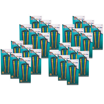 CLI Plastic Artist Paint Brushes by Charles Leonard – Assorted, Plastic, Pack of 24, Model CHL73310-24