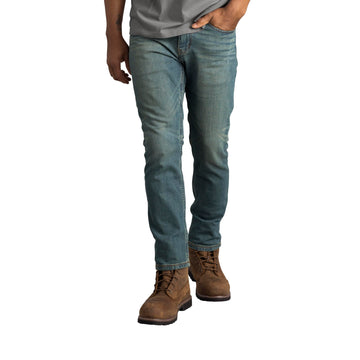 Men's Lightweight Cooling Jean by Red Kap – 36W x 32L, Cotton, Medium Wash, Model S4D2MV 36 32