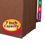 SMEAD 5 / Extra Wide Letter (Pack of 5) / Redrope File Jackets & File Pockets